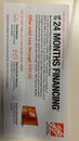 Home Depot Coupon -24 Months Financing In Store or Online Expire 7/31/2024