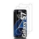 [2 Stück] Panzerfolie kompatibel mit Samsung Galaxy S7 NanoTech Displayschutzfolie, Schutzfolie [kein Glas] 9H Glas Folie,100% Fingerabdrucksensor