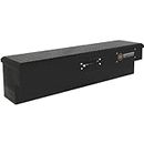 Northern Tool Side-Mount Truck Tool Box - Aluminum, Matte Black, Pull Handle Latch, 48in. x 11.5in. x 11in. Model Number 36212761