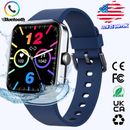 For iPhone Waterproof Smart Watch (Answer/Make Calls) Fitness Track Heart Rate