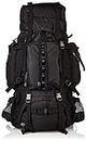 Amazon Basics Internal Frame Hiking Backpack with Rainfly, 75 L, Black