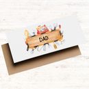 Zum Selbermachen Vatertag Geldbörse Geschenkkarte, Werkzeugset, Holzschild, Geschenkgutschein
