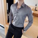 Camisas de manga larga para hombre ropa 2023 negocios ropa formal nuevas