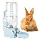 HYLYUN Dispensador de agua automático de conejo, 500 ml, para mascotas, para cobayas, chinchillas, erizos, hurones, (azul)
