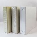 Lot of 3 Unbranded White 3 Ring Binders 2.5 Inch Home School Office Supplies