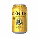 Gen!us Craft Lager 12x330ml Cans. Award winning low-calorie craft beer with only 89 Kcal per can. 3% ABV. Perfect light beer hamper for yourself or as a beer gift for any occasion.