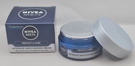 NIVEA crema idratante intensiva uomo Protect & Care 50 ml rafforza la pelle secca