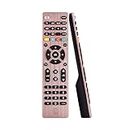 GE 4 Device Universal Remote, Works with Smart TVs, Lg, Vizio, Sony, Blu Ray, DVD, DVR, Roku, Apple TV, Streaming Players, Simple Setup, Auto Scan, Pre-Programmed for Samsung TVs, Rose Gold, 32934