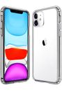 Mkeke Compatible for iPhone 11 Case, Clear Shock Absorption Bumpers 