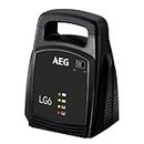 AEG Automotive 10269 Auto Batterie Ladegerät LG 6, 12 Volt, 6 Ampere, mit LED Anzeige, schutzisolierte Batterieklemmen