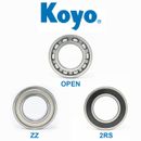 KOYO Bearing 6000 - 6307 Series - Open - 2RS - 2Z - C3 - *Choose your size* BRGS