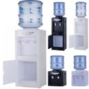 3-5 Gallons Water Cooler Dispenser Hot & Cool Top Loading w/ Child Safety Lock