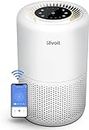Levoit Air Purifiers for Bedroom Large Room, Smart WiFi Alexa Control, Covers up to 915 Sq Ft, H13 True HEPA Air Filter Removes 99.97% Smoke Dust Mold Pollen, 24dB Quiet Sleep Mode, Core 200S