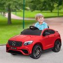 Aosom Mercedes Benz Coupe Ride On Toy Car for Plastic in Red | 21.75 H x 27.5 W in | Wayfair 370-074V80RD