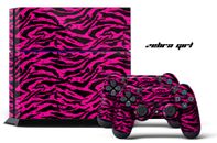 Designer Skin PS4 Playstation Sticker 4 Console + Controller Decals Girl Zebra P