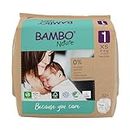 Bambo Nature Premium Eco Nappies, Eco-Labelled Newborn Nappies, Enhanced Leakage Protection, Secure & Comfortable Baby Nappies, Newborn Essentials - Size 1 Nappies (4-9 lb/2-4 kg), 22PK