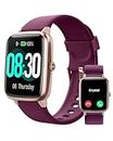 GRV Smart Watch for iOS and Android Phones (Answer/Make Calls), Watches for Women IP68 Waterproof Smartwatch Fitness Tracker Watch with Heart Rate/Sleep Monitor Steps Calories Counter (Dark Purple)