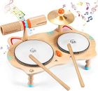 Kids Drum Set Baby Musical Instruments Toys for Toddlers 1-3 Year Old 7 in 1
