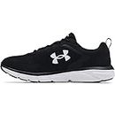 Under Armour Men's Charged Assert 9, Black (001)/White, 10.5 X-Wide US