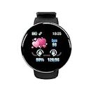 D18 Bluetooth Smart Watch Fitness Activity Tracker Heart Rate Men Women Blood Pressure Smart Watch Sport Tracker Pedometer Smart Watches for Android iOS Sleep Monitor for Women Men.