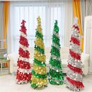 Creative Christmas Tops Christmas Bicolo Tree Retractable Folding Christmas Deco