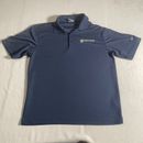 Nike Polo Shirt Mens Medium Blue Golf Rugby Golfing Pullover Beratung Advisors