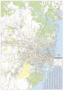 (LAMINATED) MAP OF GREATER SYDNEY & REGION POSTER (70X100CM) WALL CHART NSW ROAD