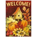 Bandiera da giardino bifacciale celebrazione arredamento casa raccolto stampato autunno benvenuto