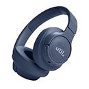 JBL Tune 720BT Wireless Over-Ear Headphones, with JBL Pure Bass Sound, Bluetooth 5.3, Hands-Free Calls, Audio Cable and 76-Hour Battery Life, in Blue