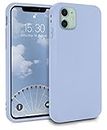MyGadget Coque Silicone pour Apple iPhone 11 - Case TPU Souple & Soft - Cover Protection Extra Fine & Légère - Étui Coloré Anti Choc et Rayures - Bleu pâle