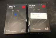 Beats Flex Wireless Earbuds- Beats Black - Used Good - Lot of 2- #BW1