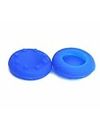 2 pcs Controller Thumb Joysti stick Grip Analogue silicone caps for Playstation 3(PS3)/PS4/ Xbox 360/Xbox one Controllers (Blue)