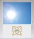 Film de protection visuelle film fenêtre protection solaire - GMD099 - ornements