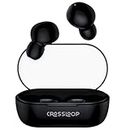Crossloop Joy Zee Tws Earbuds With Mic,Touch Control,Range 10M,Bluetooth 5.3,Play Time 12X60 Hrs,Voice Assistant,Auto Pairing,Ipx3,Long Standby Time,Type C Charging,Immersive Sound (Black)-In Ear