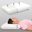 MY ARMOR Memory Foam Pillow for Sleeping, Orthopedic Bed Pillow for Neck & Shoulder Pain Relief, Queen Size - 22x14x4.5 Inches, Without Cover, White, Pack of 1