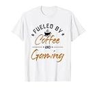 Fueled by Coffee and Gaming Gamer Girl Gamer T-Shirt