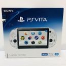 【Sin usar】SONY PlayStation PS Vita modelo Wi-Fi blanco glaciar PCH-2000 ZA22 raro FS