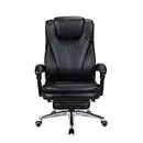 sjdoPulse Office Chairs Executive Chair High Back Ergonomic Office Chair Adjustable Recliner Managerial Computer Desk Chair with Retractable Footrest Big Tall Rolling Swivel with Caster
