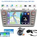 8" Car Stereo Radio DVD Player For 2007-2011 Toyota Camry CarPlay GPS Camera 