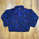 Suéter De Colección Patagonia Synchilla Snap T Grande/XL Hecho en EE. UU. Años 90 Lanza DOP
