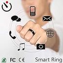 EXRIZU temporizador R2 inteligente NFC salud dispositivos cerradura de puerta IP68 desgaste dedo mágico anillo inteligente para Sony, Samsung, LG, teléfono Android (12_8)