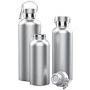 TRIPLE TREE Vacuum Insulated Stainless Steel Water Bottle, Double Wall Wide Mouth Lids 34oz - Keeps Beverage Hot or Cold Sweat Proof