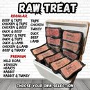 RAW TREAT Frozen Dog Food 500g Blocks 80:10:10 10 or 20
