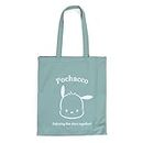 Sanrio Pochacco 102083 Cotton Tote Bag, Handbag, Pochacco, 15.7 x 14.2 x 3.9 inches (40 x 36 x 10 cm), Character