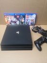 Sony PlayStation 4 Pro 1TB Video Game Console Bundle - includes 4 games PS4
