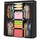 SKNDUQ 66in*50in*17.7in Clothes Organizer,Clothing Storage,Closet Organizers,muebles para ropa,Portable Closets for Hanging Clothes,Clothes Organizers and Storage，Removable Portable Wardrobe