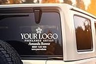 Store Custom Logo & Business Vinyl Decal for Car Window Business Vinyl Decal Your Logo Business Decal Shop Custom Logo Decal