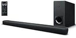 Yamaha YAS-209 Sound Bar for TV with External Wireless Subwoofer, Built-In Bluetooth, Alexa Voice Control, Wi-Fi, HDMI, HDMI ARC, DTS Virtual X, Spotify & Amazon Music Capable