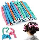 MYYNTI Hair Curler Hair Rollers Bendy Foam Curler Rollers Flexi Curling Rods Heatless Curlers for Long, Wavy Hair Heatless Curls no Heat for Sleeping Overnight,Styling,Hair Salon,Gift - 6pc, Multi.