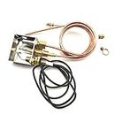 MENSI Propane Gas Fireplaces, Fire Pits Safety Replacement Part Pilot Burner Assembly for Propane Igniter Kit